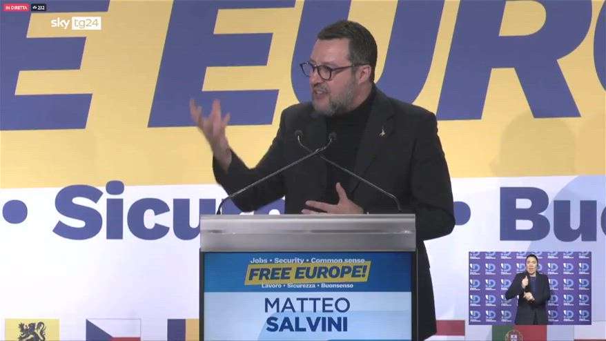 Salvini alla convention dei sovranisti: “Costruiremo la nostra visione di Europa”